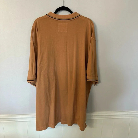 RedHead Men’s Brown Short Sleeve 3 Button Casual Cotton Polo Shirt Size 3XL GUC - Picture 7 of 7